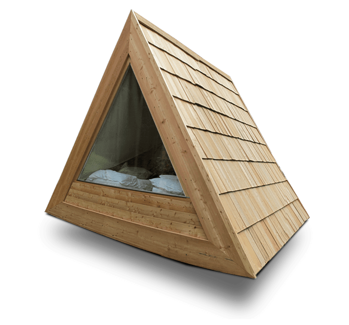 Lushna A-frame cabin