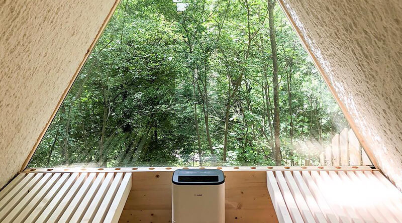 Loft in Nature | A-frame Salt room | Into the wild