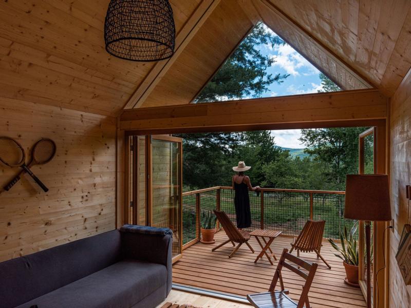 glamping resort cabaña de lujo ecológica cabaña chalet productor de madera