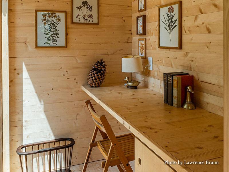 Lushna Suite Mezzanine glamping cabin chalet eco wooden pod